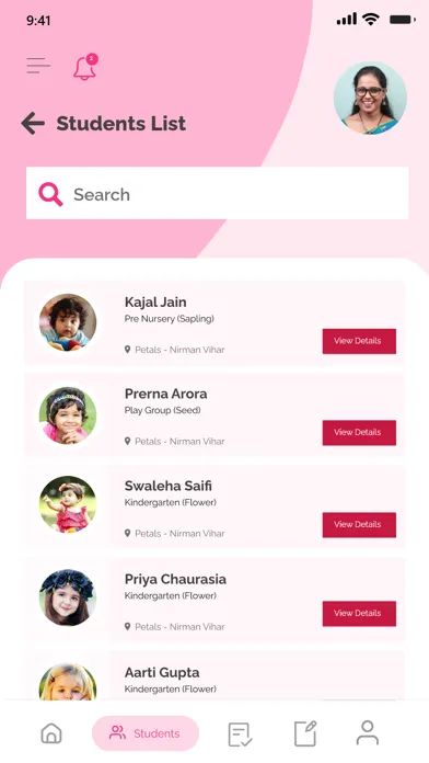 Petals Teacher Connect Screenshots