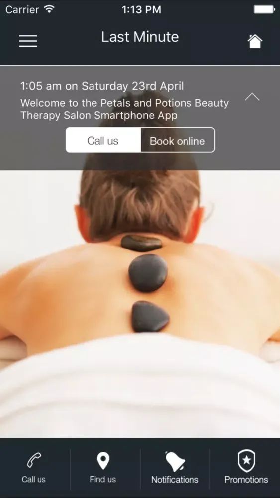 Tangkapan layar Petals and Potions Beauty Therapy