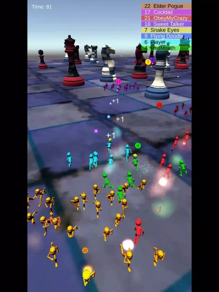 Capturas de pantalla de Crowd Wars.io iPad 