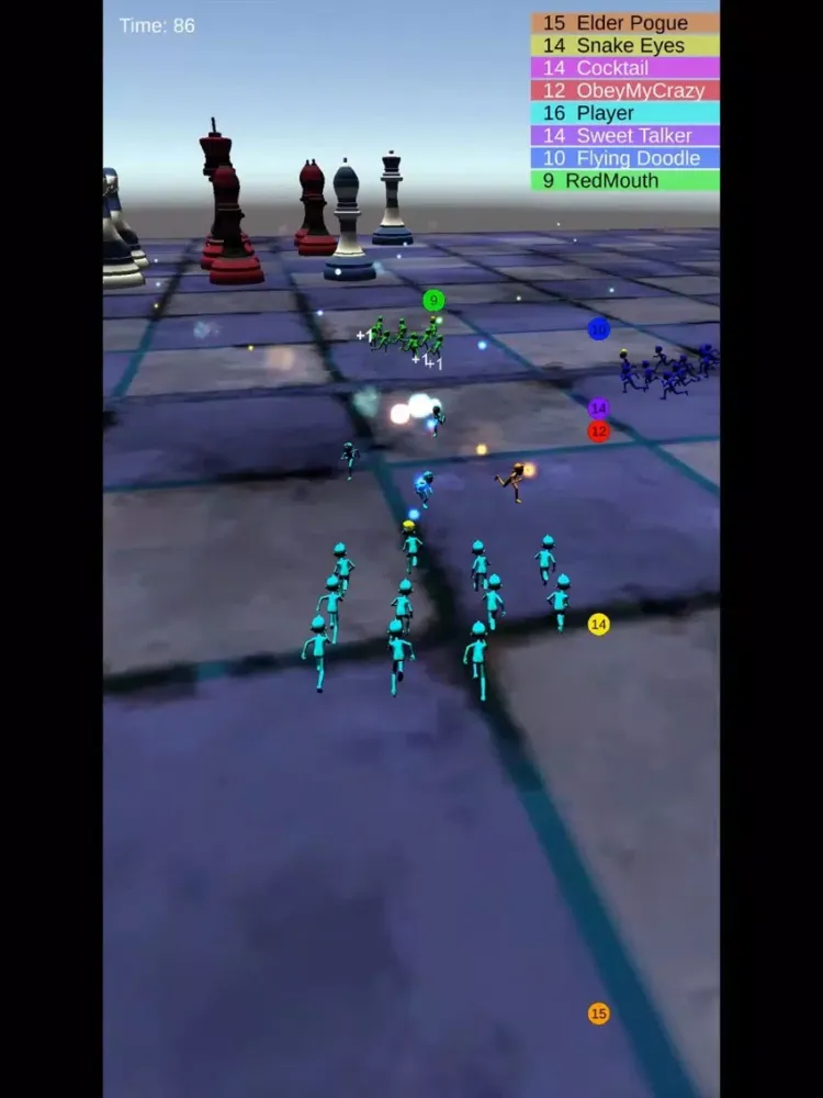 Capturas de pantalla de Crowd Wars.io iPad 