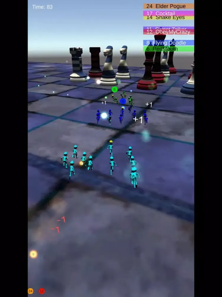 Capturas de pantalla de Crowd Wars.io iPad 