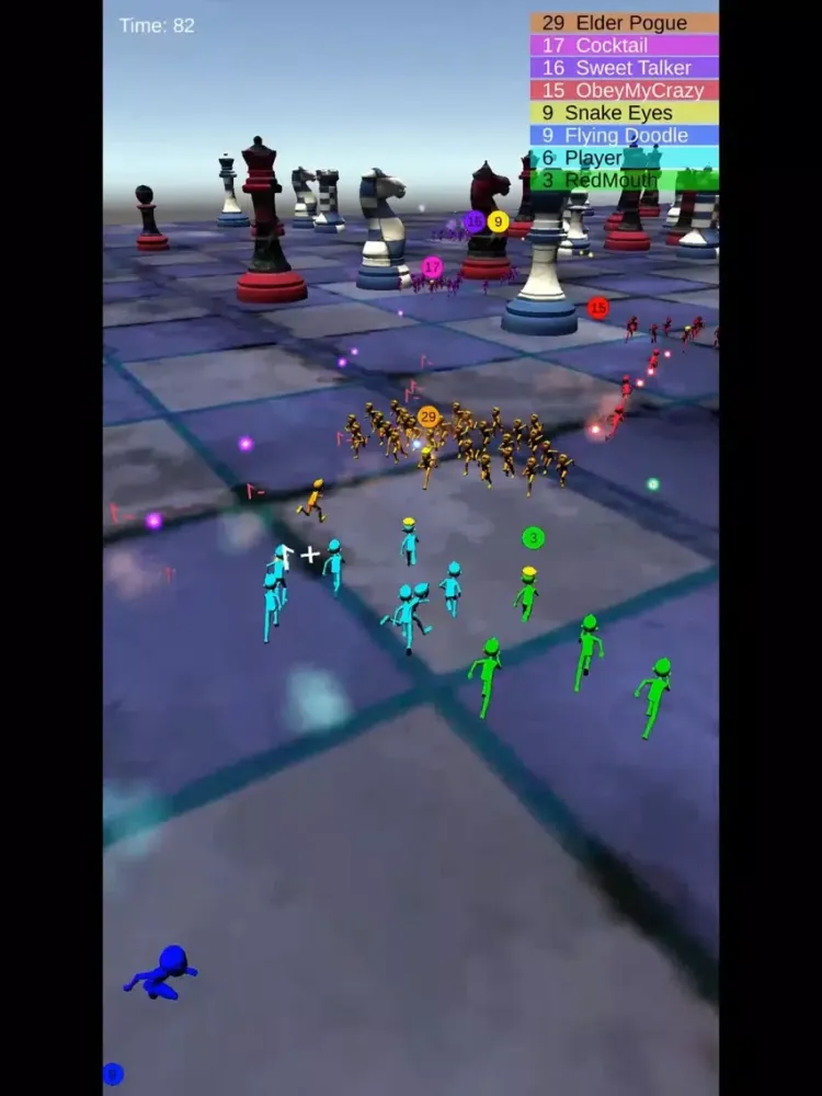 Capturas de pantalla de Crowd Wars.io iPad 
