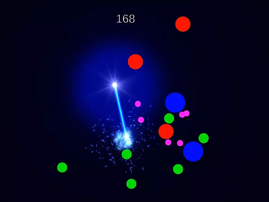 Capturas de tela do Laser VS Ball iPad 
