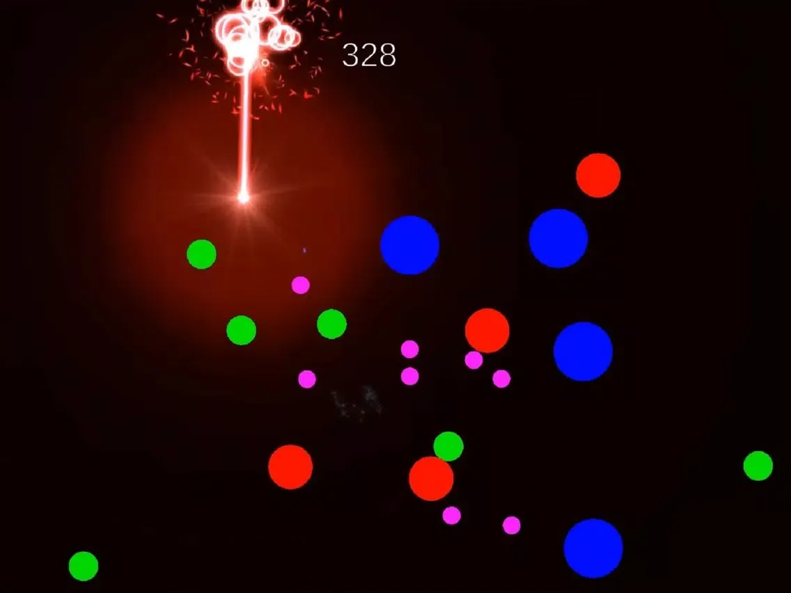 Capturas de tela do Laser VS Ball iPad 