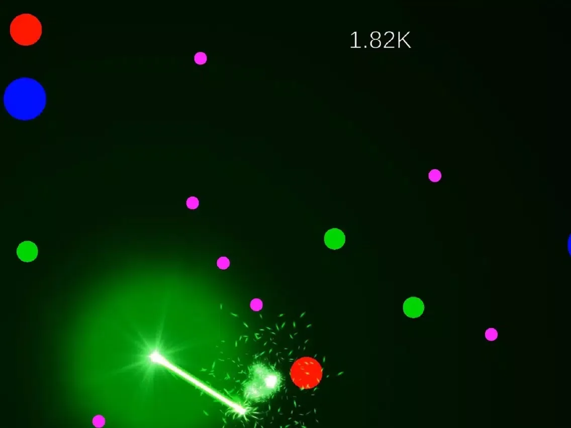 Capturas de tela do Laser VS Ball iPad 