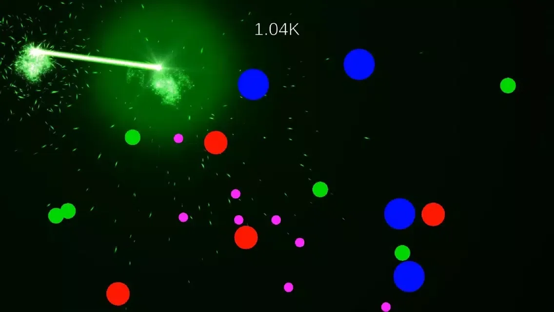 Capturas de tela do Laser VS Ball