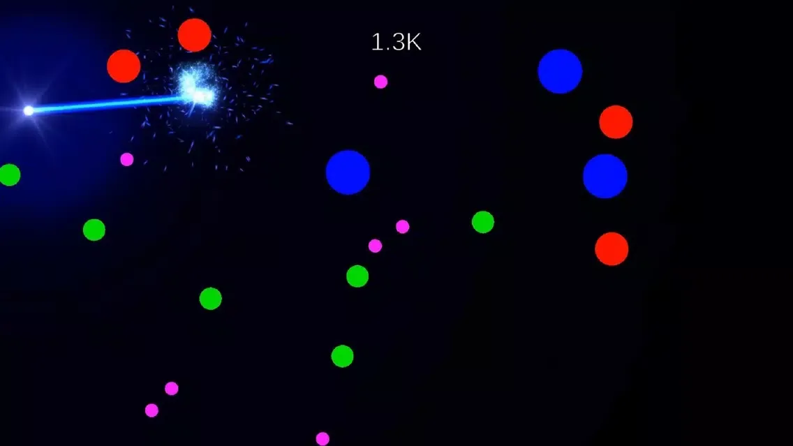 Capturas de tela do Laser VS Ball