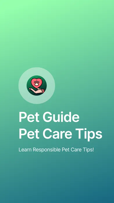 Zrzuty ekranu Pet Guide - Pet Care Tips