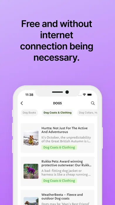 Zrzuty ekranu Pet Guide - Pet Care Tips