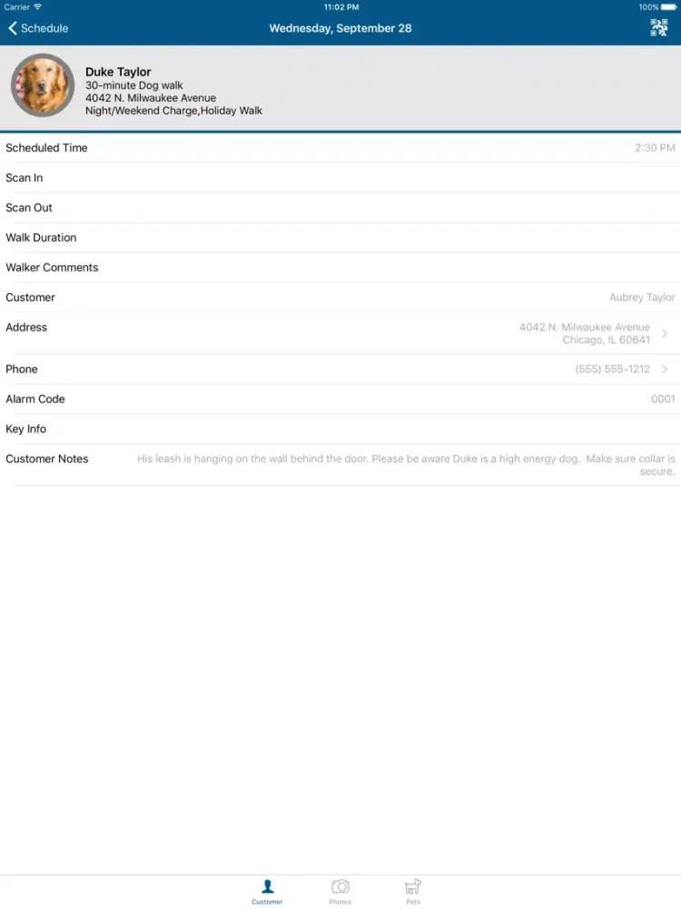 Pet Check: Staff iPad  سکرین شاٹس