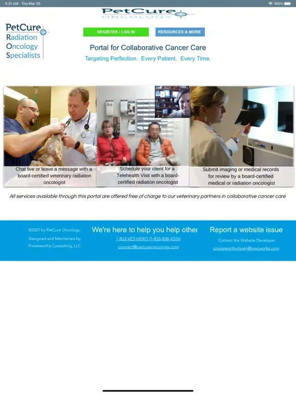 PetCure Partners iPad  스크린샷