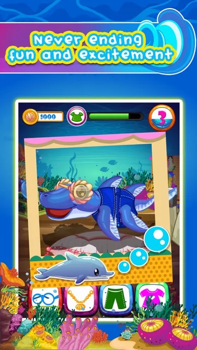 Captures d'écran de My Pet Fish - baby tom paradise talking cheating kids games!