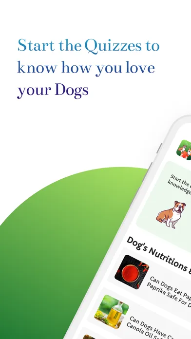 Dog Lovers - Dogs Nutritions স্ক্রিনশট