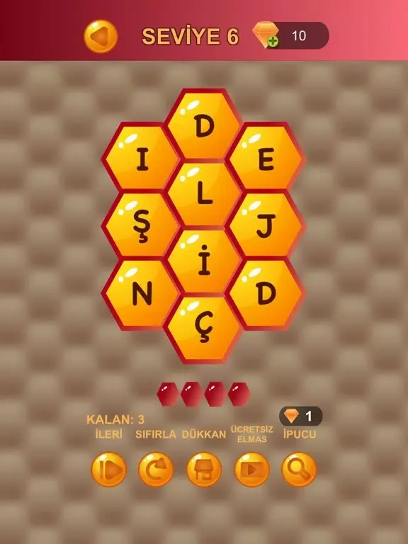 Petek Kelime Avcısı iPad  Screenshots