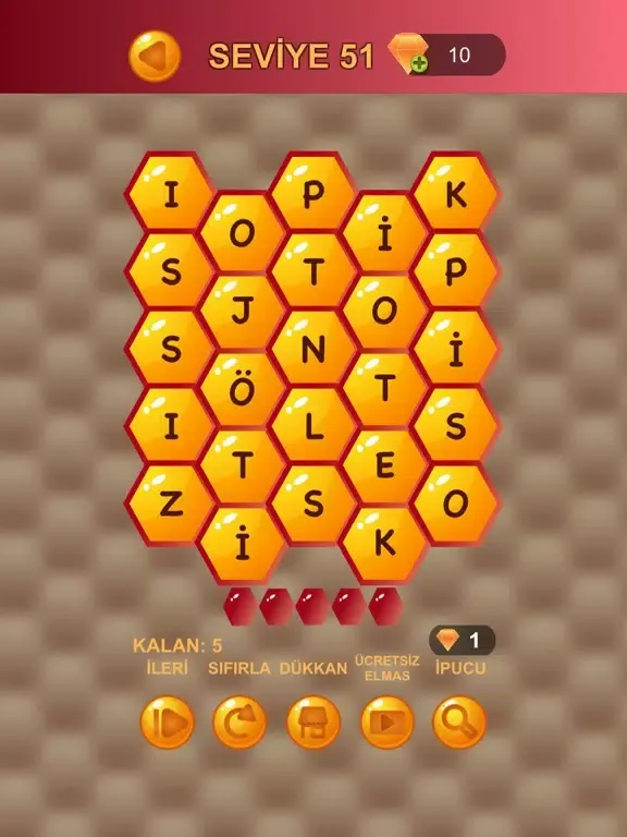 Petek Kelime Avcısı iPad  Screenshots