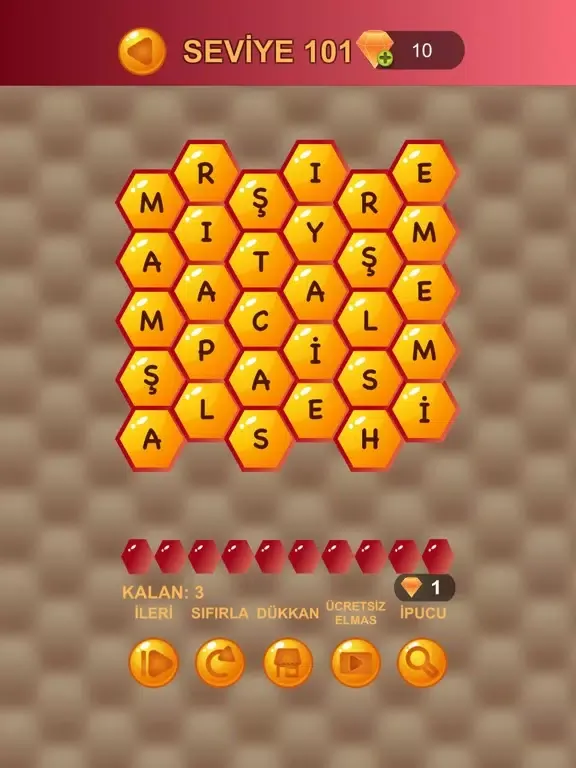 Petek Kelime Avcısı iPad  Screenshots
