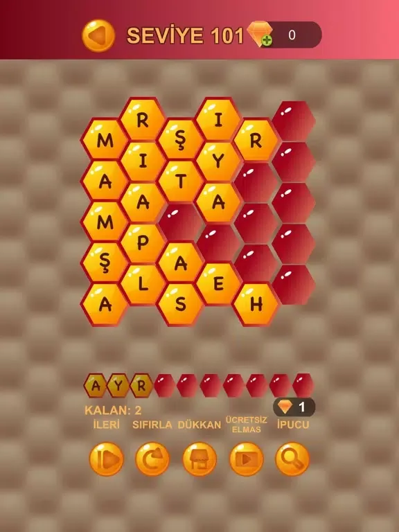 Petek Kelime Avcısı iPad  Screenshots