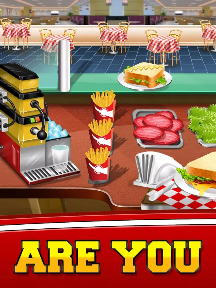 Food Cafe Kitchen Chef : Cooking Maker kids Games iPad 应用截图