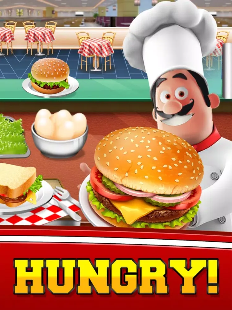 Food Cafe Kitchen Chef : Cooking Maker kids Games iPad 应用截图