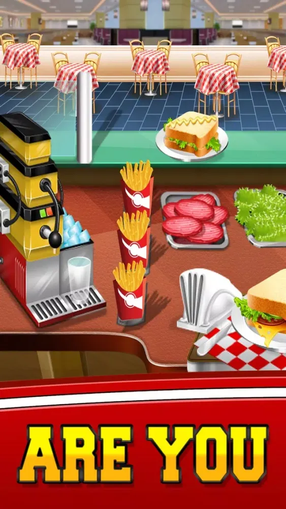 Food Cafe Kitchen Chef : Cooking Maker kids Games应用截图