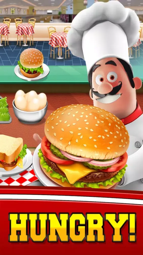 Food Cafe Kitchen Chef : Cooking Maker kids Games应用截图