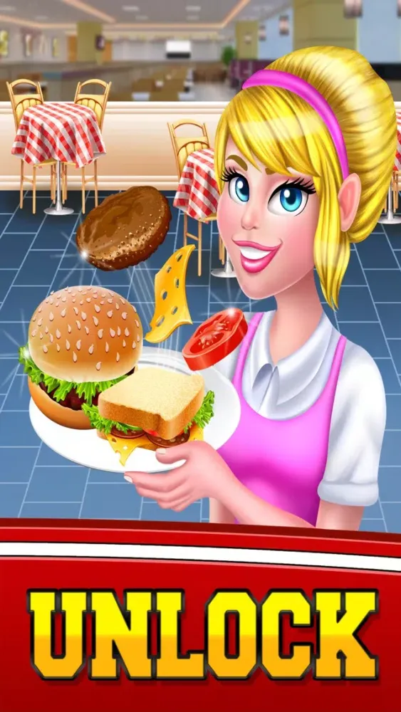 Food Cafe Kitchen Chef : Cooking Maker kids Games应用截图