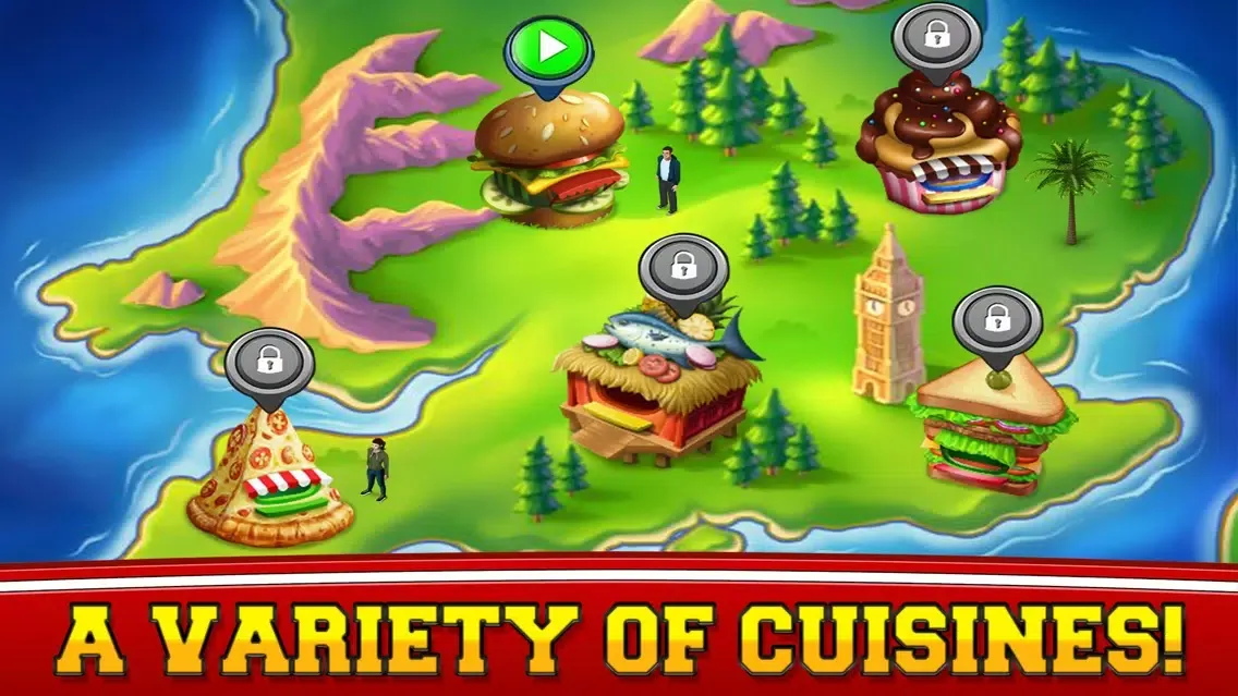 Food Cafe Kitchen Chef : Cooking Maker kids Games应用截图