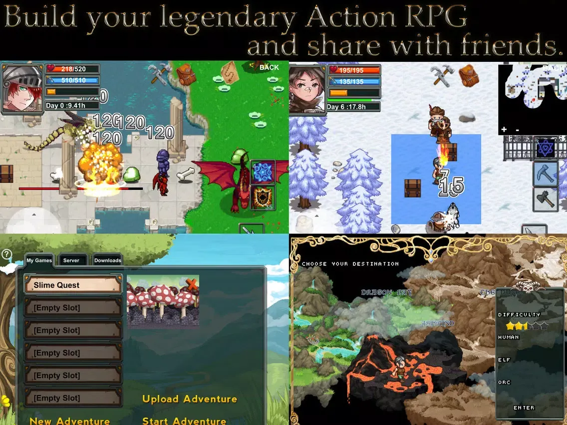 Captures d'écran de PlayCraft iPad 