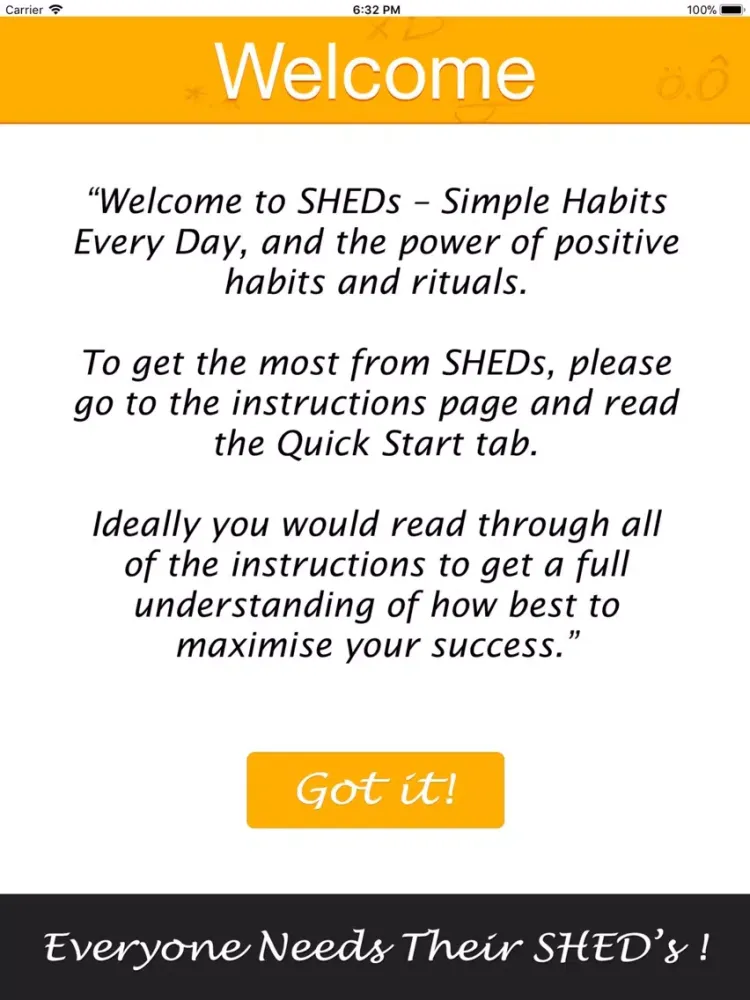 SHEDs iPad 应用截图