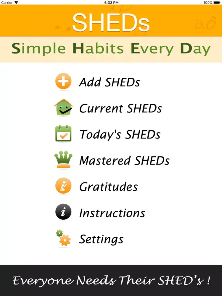 SHEDs iPad 应用截图