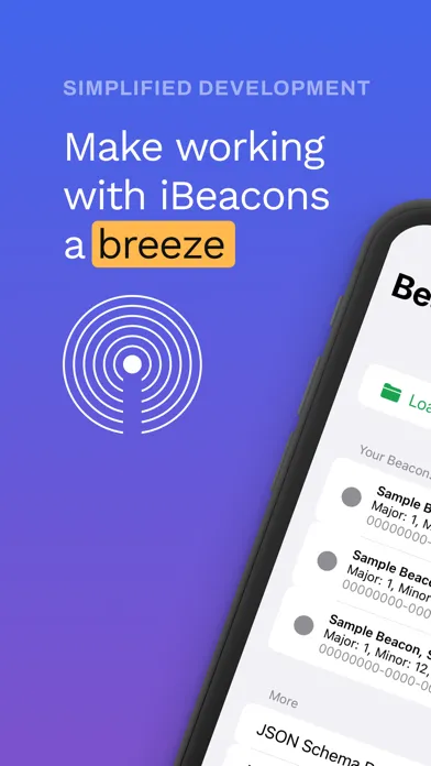 Capturas de pantalla de Beacon Walker tool for iBeacon