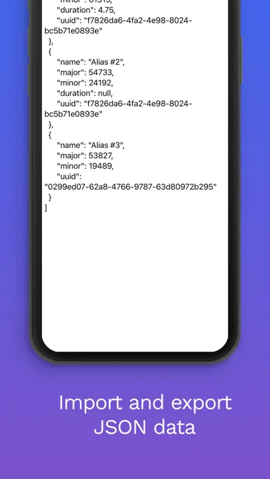 Capturas de pantalla de Beacon Walker tool for iBeacon