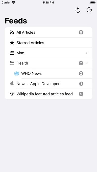 CloudNews - Feed Reader स्क्रीनशॉट