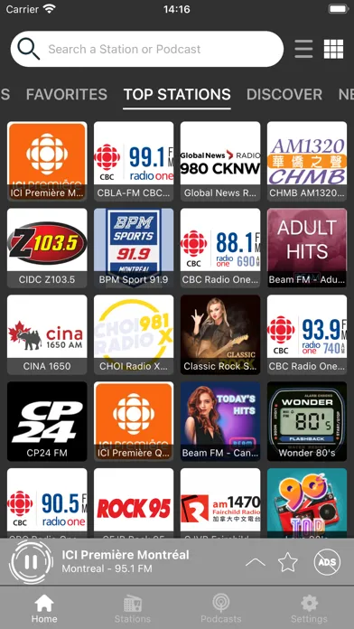 Radio Canada: Live AM FM Tuner 스크린샷