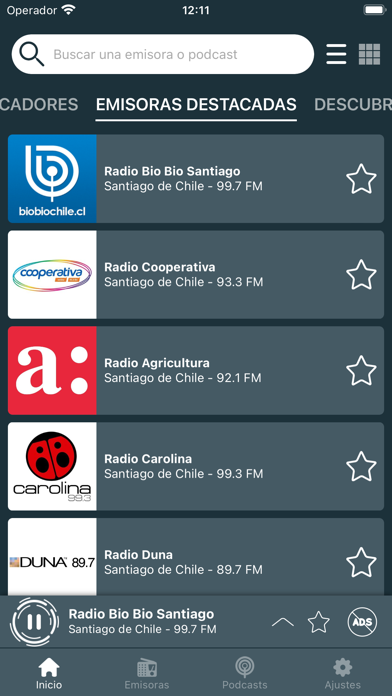 Radios de Chile: Radio FM y AM应用截图