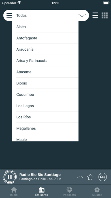 Radios de Chile: Radio FM y AM应用截图
