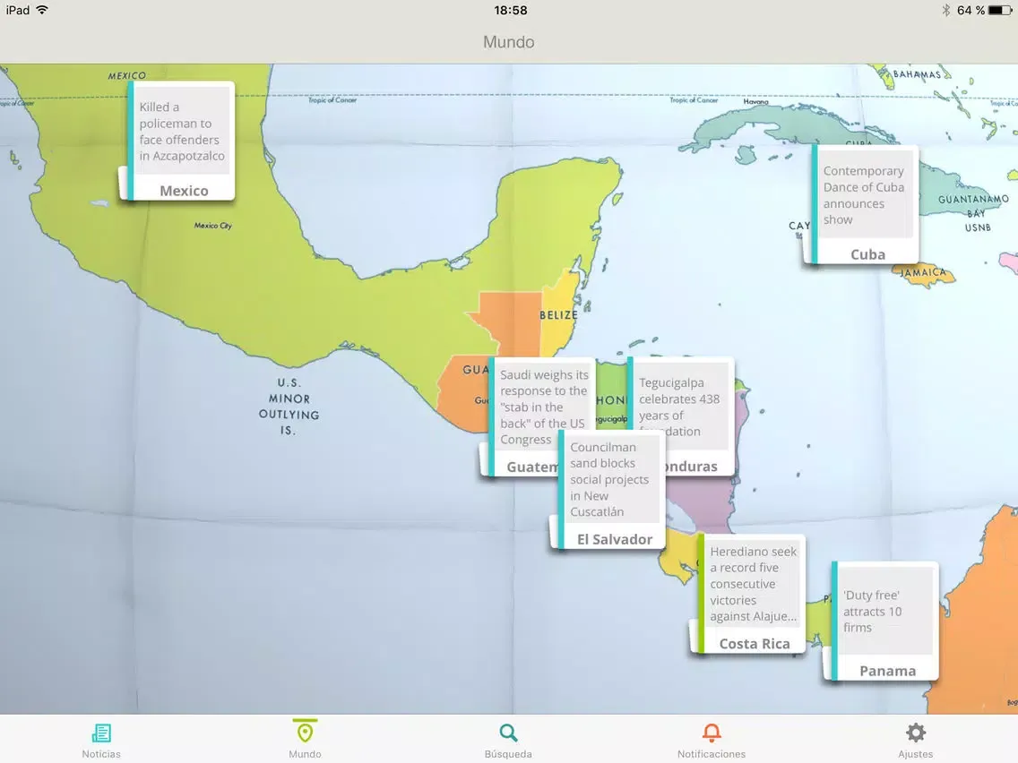 Capturas de pantalla de Mexican News - Mexico RSS Newspapers & Magazines iPad 