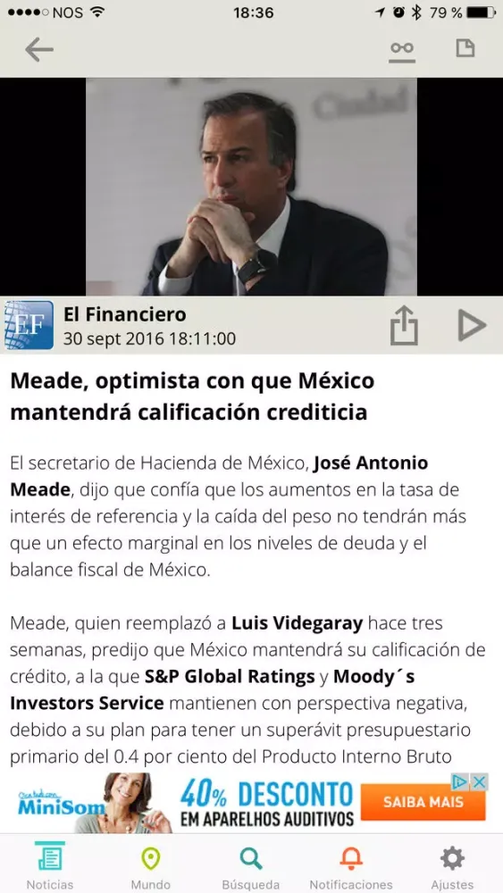 Capturas de pantalla de Mexican News - Mexico RSS Newspapers & Magazines