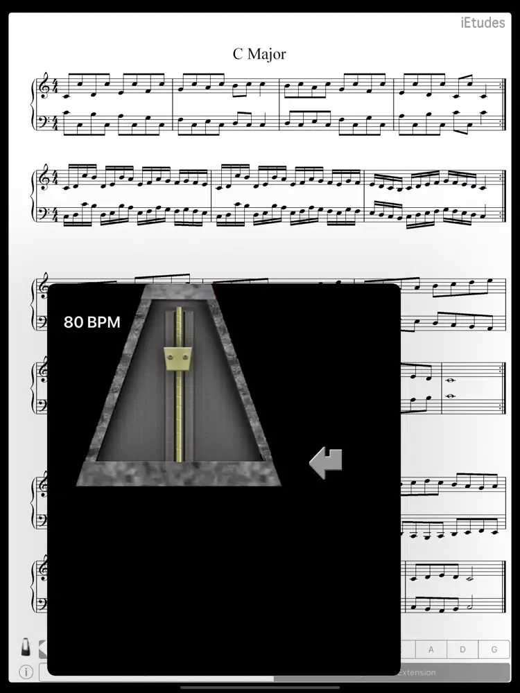 Major Scales Piano iPad 应用截图
