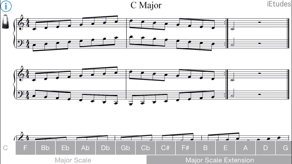 Major Scales Piano应用截图