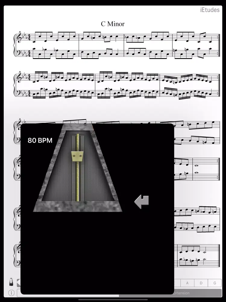 ภาพหน้าจอของ Minor Scales Piano iPad 
