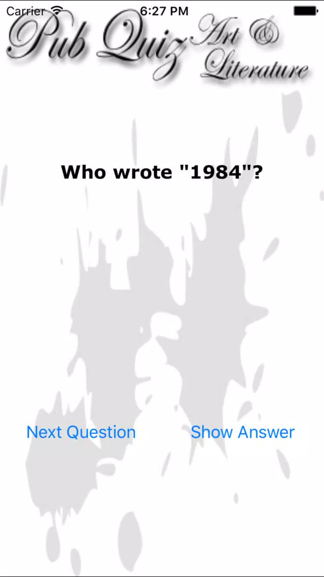 Pub Quiz Art & Literature স্ক্রিনশট