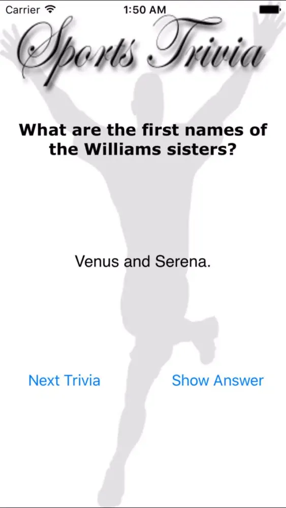 Screenshot di Sports Trivia Collection