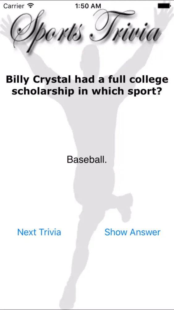 Screenshot di Sports Trivia Collection