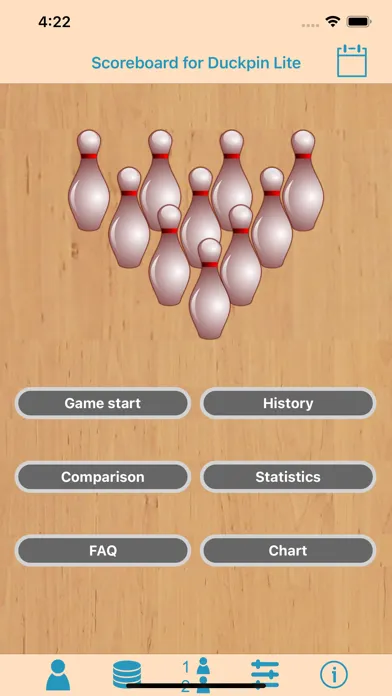 Zrzuty ekranu Scoreboard for Duckpin Lite