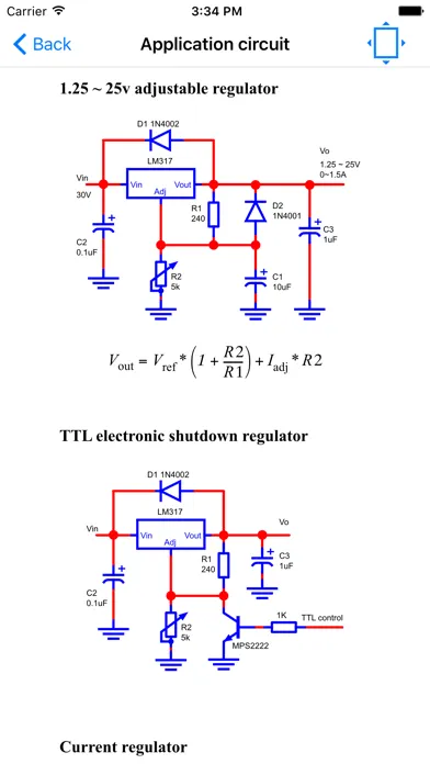 Ảnh chụp màn hình của Voltage Regulator