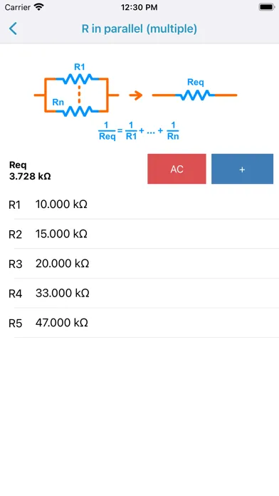 Resistor Tools Pro سکرین شاٹس