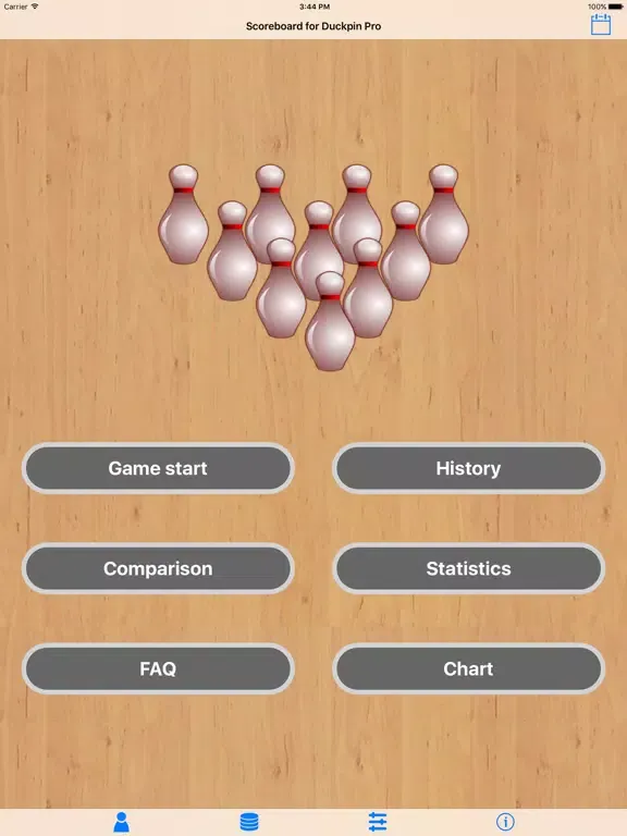 Scoreboard for duckpin Pro iPad  Ekran Görüntüleri