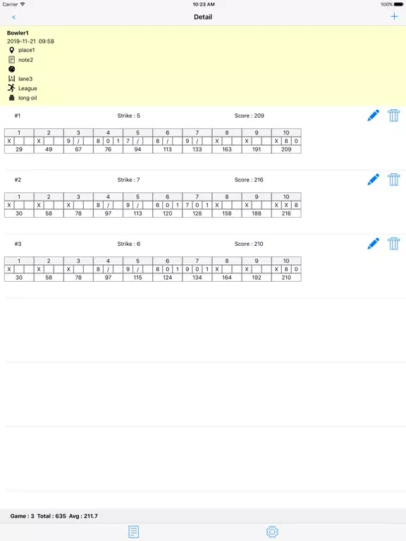 Скриншоты Scoreboard for duckpin Ultra iPad 