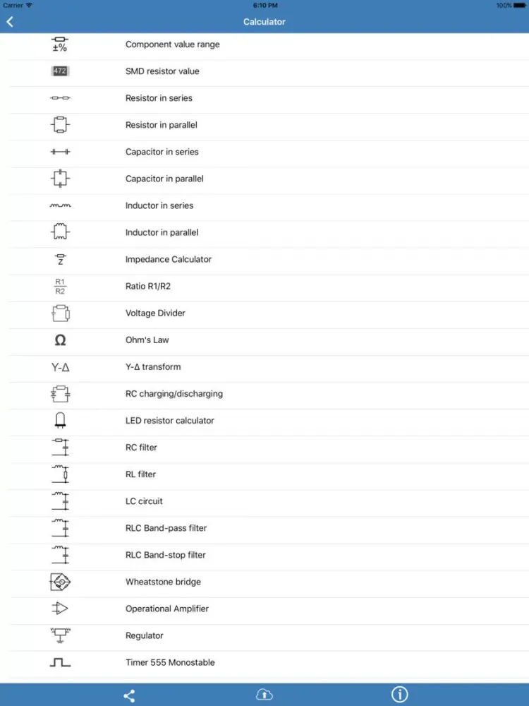 Electronics Kit Pro iPad 应用截图